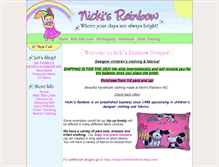 Tablet Screenshot of nickisrainbow.com